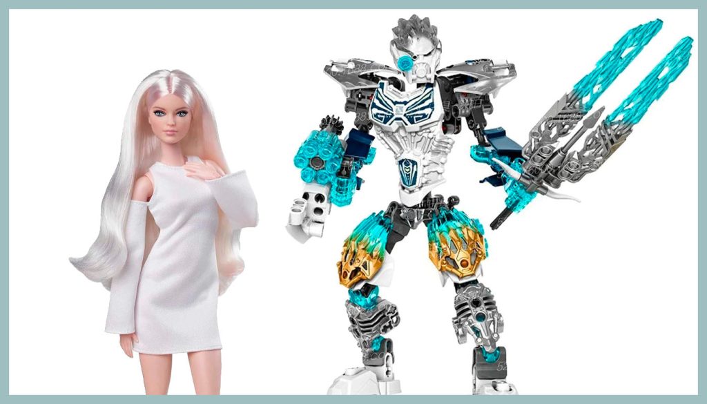 Barbie and Bionicles, popular 2000-2010 toys